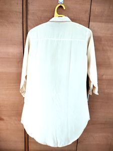 Cream Colour Half Sleeve Classic Shirt
