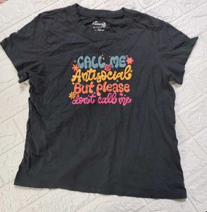 Women Antisocial Graphic Tee