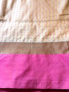 Pink & Gold Ethnic silk saree