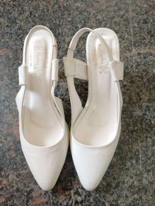Women's White Heels