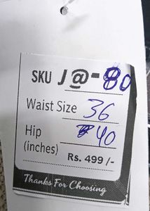 J@80 Size-36 (Sale) Latest Ladies high waist Jeans