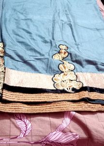 Elegant Pink Saree with Blouse