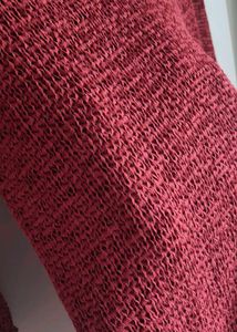 Bohemian Red Knit Pullover