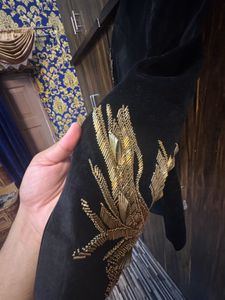 Embroidered Velvet Jacket