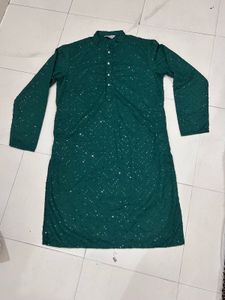 Elegant Green Kurta  set man
