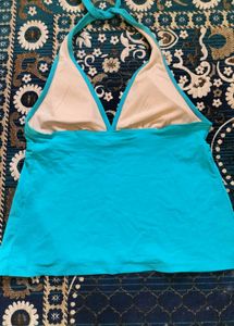 Aqua Halter Swim Top