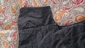 Gray Lace-Up T-Shirt