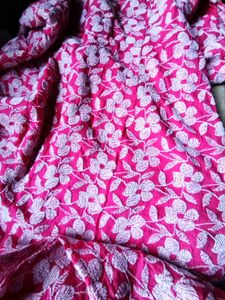 old navy Pink and white Floral Embroidered Dress