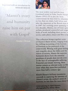 Selected Stories by Manto