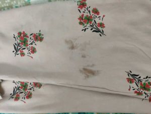 Beige Floral Print Dress