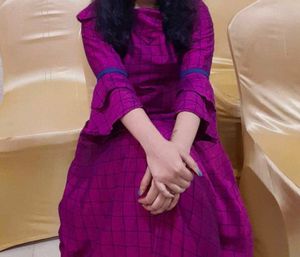 wine check off shoulder gown