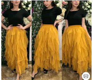 Tiered Ruffle Skirt