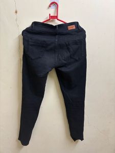 Knee Ribbed Skin Fit Jeans