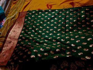 New pure Silk Saree With Stitched Blouse