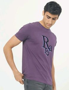 Rare Rabit Purple Graphic T-shirt