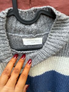 Striped Knit Sweater