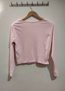 TRF Collection Ribbed Full Sleeve Fitted Top