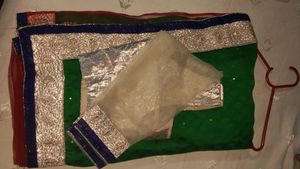 Emerald Green Saree