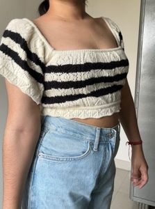 Off Shoulder Crop Top