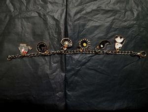 BLACK CHARM BRACELET FOR SALE !!