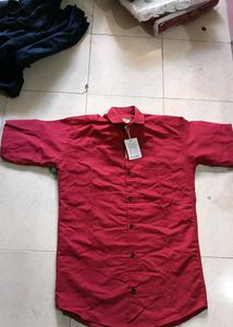 Maroon Casual Shirt