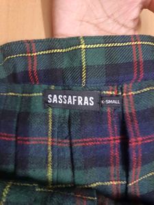 Korean Cute Miniskirt Checked Pattern