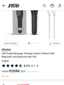 Winston LED Hair Therapy Comb