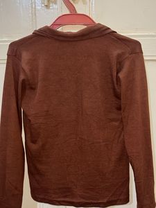 Brown Long Sleeve Top