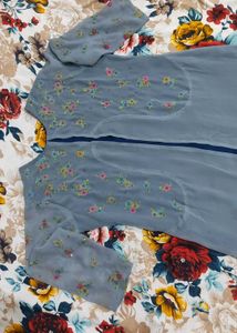 Dusty Blue Maxi Dress