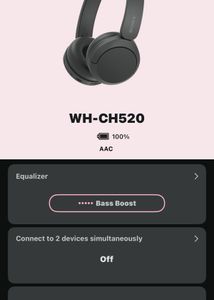 SONY WH-CH520 new Headphone Type C charging