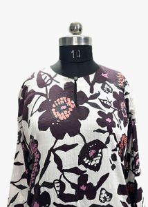 Floral Print Kurta
