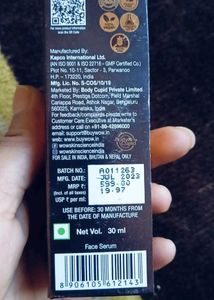 WOW Skin Science Retinol Face Serum