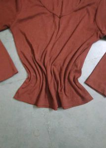Ribbed Winter Crop Top