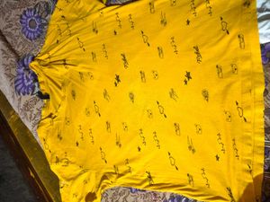 Yellow Graphic Print T-shirt