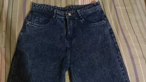 Washed Details Denim Jeans For Women
