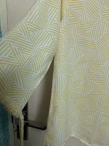 Elle Yellow Patterned Top