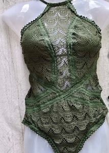 Olive Lace Bodysuit