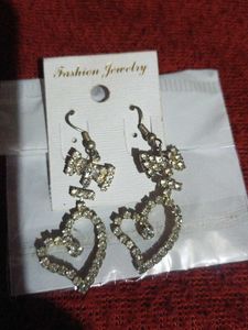 Sparkling Heart Earrings