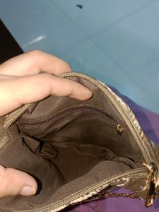 Brand New Olive HL Rhinestone Butterfly Handbag