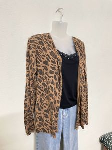 Y2K leo pattern Cardigan