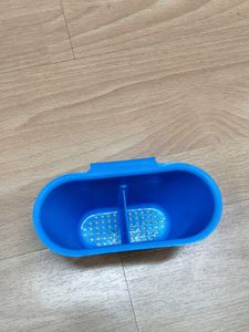 3 In 1 Blue Dish Sink Rack With Multipurpose Tray