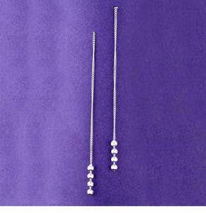 925 Sterling Silver Threader Drop Earrings
