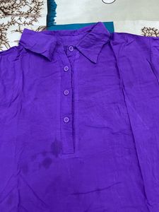 purple plus size top