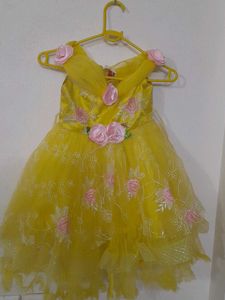 Yellow Party Dress