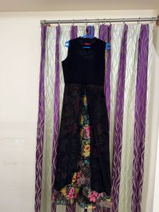 Black Floral Maxi Dress