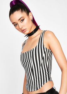 Striped Corset Top