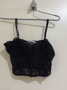✨ Zara Black Lacey Corset Top ✨