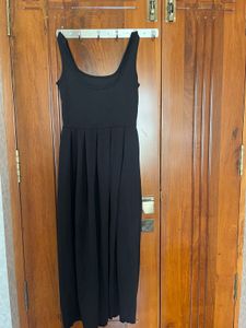 A-Line black dress
