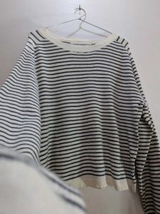 Striped Knit Sweater
