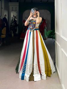 🆕️🆕️Navratri Lehenga With Stitched Blouse